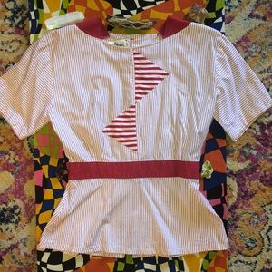 Vintage peplum shirt